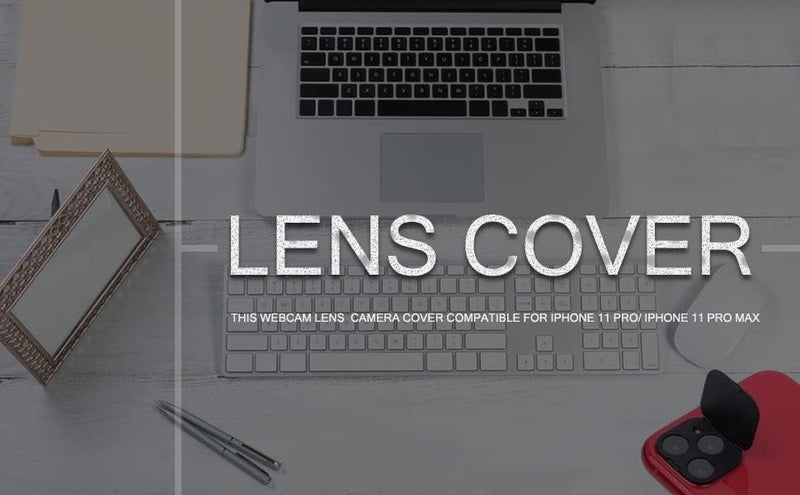 EYSOFT Camera Lens Cover Compatible for iPhone 11 Pro/iPhone 11 Pro Max, Camera Lens Protector Protect Your Privacy and Security,Strong Adhesive,2 Pack - Image 4
